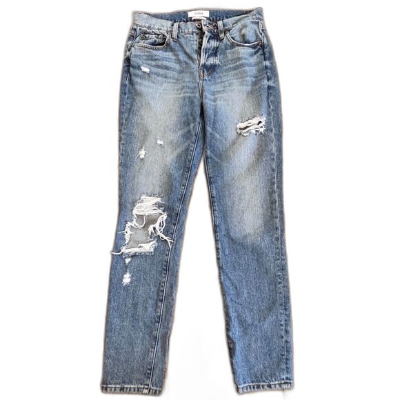 Pistola Distressed Button Fly Jeans High Rise Slim Size 25 - Picture 1 of 9